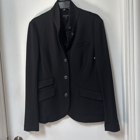 rag & bone Slade Tailored Women's Black Blazer Jacket - Picture 2 of 6